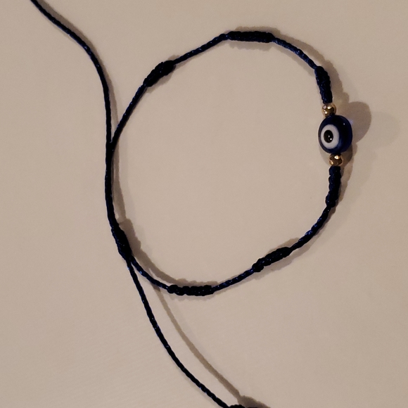 Jewelry - Evil eye bracelet with blue string